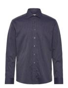 Bs Tyreke Slim Fit Shirt Navy Bruun & Stengade