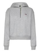 Oakport 1/4 Zip Hoodie W Grey Dickies