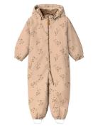 Nmflasnow10 Suit Aop 1Fo Lil Beige Lil'Atelier