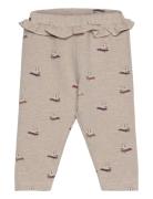 Pants Aop Sweat Beige Minymo