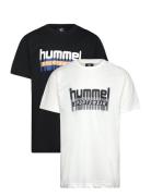 Hmltukas T-Shirt S/S 2-Pack Black Hummel