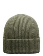 Slhmason Merino Wool Beanie Green Selected Homme