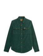 Corduroy Workwear Shirt Green Superdry