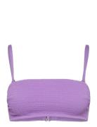 Swim Bra Tami Bandeau Crepe Purple Lindex