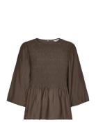 Srtori Blouse Brown Soft Rebels