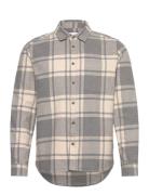 Jeremy Flannel Shirt Grey Les Deux