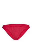 Cheeky High Leg Bikini Print Red Tommy Hilfiger