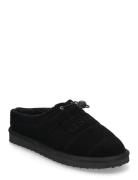 Home Slipper Suede Black Les Deux