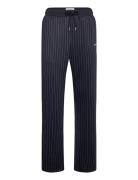 Ballier Casual Pinstripe Track Pant Navy Les Deux