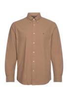 Gmd Oxford Rf Shirt Brown Tommy Hilfiger