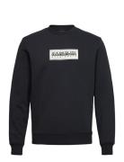 Box Logo Sweatshirt Black Napapijri