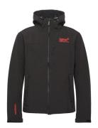 Hooded Soft Shell Trekker Jkt Black Superdry