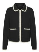 Vmfida Ls Cardigan Jrs Ga Black Vero Moda