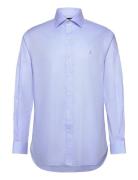 Regent Slim Fit Textured Shirt Blue Polo Ralph Lauren