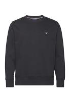 Reg Emb Original Shield C-Neck Black GANT