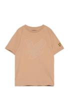 Graphic Eagle T-Shirt Beige Lyle & Scott