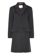 Malin Coat Melton Wool Grey Naja Lauf