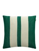 Stripe Wool Cushion Green GANT