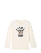 Printed Longsleeve Cream Tom Tailor