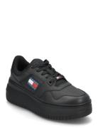 Tjw Retro Basket Flatform Ess Black Tommy Hilfiger