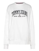 Tjw Rlx Varsity Crew White Tommy Jeans