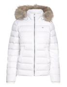 Tjw Basic Hooded Down Jacket Ext White Tommy Jeans