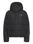 Matte Monologo Nd Short Puffer Black Calvin Klein Jeans