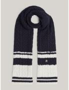 Th Naval Cable Scarf Navy Tommy Hilfiger