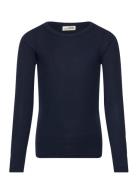 Petriciasy T-Shirt Long Sleeve Navy Sofie Schnoor Young