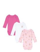 Nbfbody 3P Ls Ibis Rose Deer Noos Pink Name It