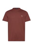 Ringer T-Shirt Brown Fred Perry