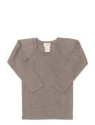 Merino Light Knitted T-Shirt Ls Beige Copenhagen Colors