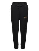 Ess+ Script Metallic Pants Fl G Black PUMA