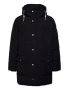 Heavy Down Mid Length Jacket Black GANT