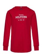 Monotype 1985 Reg Tee Ls Red Tommy Hilfiger