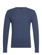 Herringb Structure C Nk Blue Tommy Hilfiger