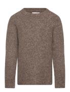 Wool-Blend Knit Sweater Brown Mango