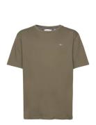 Shield Ss T-Shirt Khaki GANT