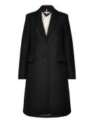 Wool Blend Classic Coat Black Tommy Hilfiger