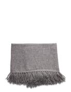 Scarf Fringes Grey Davida Cashmere