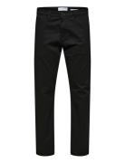 Slh175-Slim New Miles Flex Pant Noos Black Selected Homme