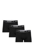 Morris Boxer Brief 3-Pack Black Black Morris