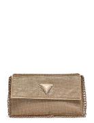 Zalina Flap Clutch Gold GUESS