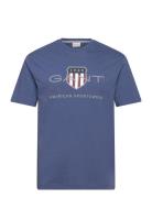 Reg Archive Shield Ss T-Shirt Blue GANT