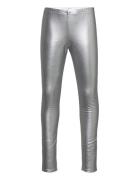 Leggings Fake Fur Stretch For Girl Silver Boboli