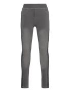 Stretch Denim Trousers For Girl Grey Boboli