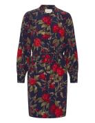 Rel Rose Print Dress Navy GANT