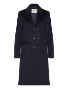 Classic Tailored Wool Coat Navy GANT