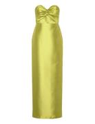 Haley Strapless Maxi Dress Green Malina