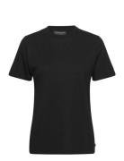 Stephanie Wool Blend Tee Black Lexington Clothing